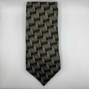 Elegant Olive Green Men's Tie